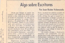 Algo sobre escritores Algo sobre escritores