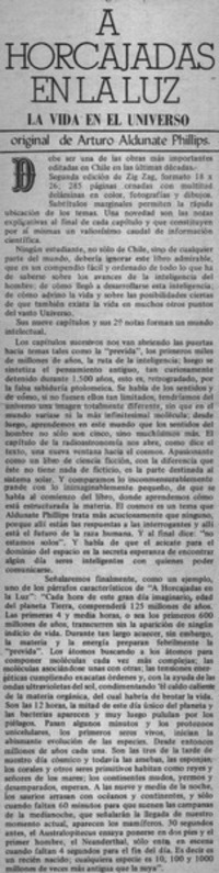 A horcajadas en la luz A horcajadas en la luz