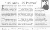 100 años, 100 poemas 100 años, 100 poemas
