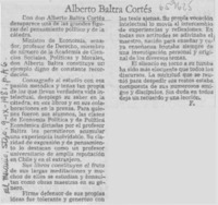 Alberto Baltra Cortés Alberto Baltra Cortés