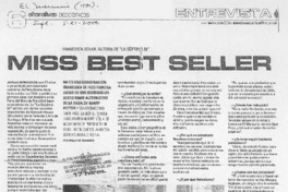 miss best seller (entrevista) miss best seller (entrevista)