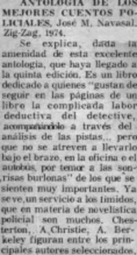 Antología de los mejores cuentos policiales. Antología de los mejores cuentos policiales.