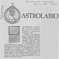 Astrolabio. Astrolabio.