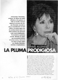 La pluma prodigiosa La pluma prodigiosa
