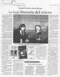 Alejandro Zambra y Alvaro Bisama: La dupla literaria del relevo (entrevista) Alejandro Zambra y Alvaro Bisama: La dupla literaria del relevo (entrevista)