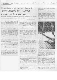Reviviendo la Guerra Fría con las Tanias (entrevista) Reviviendo la Guerra Fría con las Tanias (entrevista)