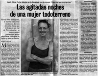 Las agitadas noches de una mujer todoterreno Las agitadas noches de una mujer todoterreno