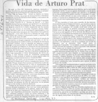 Vida de Arturo Prat Vida de Arturo Prat