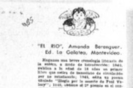 El río" El río"