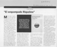 "El empampado Riquelme" "El empampado Riquelme"