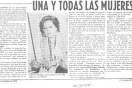 Una y todas las mujeres Una y todas las mujeres