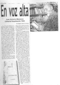 En voz alta En voz alta