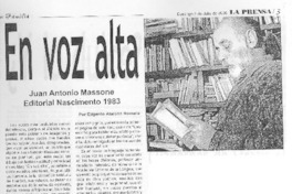 En voz alta En voz alta