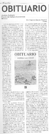Obituario Obituario
