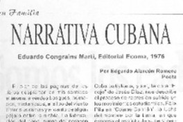 Narrativa cubana Narrativa cubana