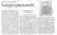 Poesía para quien lo necesite Poesía para quien lo necesite