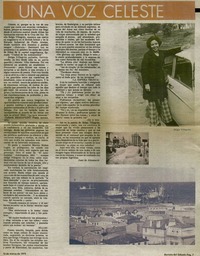 Una voz celeste Una voz celeste