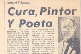 Cura, pintor y poeta Cura, pintor y poeta