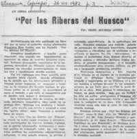 Por las riberas del Huasco Por las riberas del Huasco