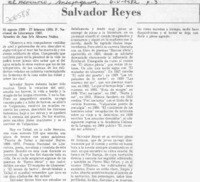 Salvador Reyes Salvador Reyes