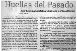 Huellas del pasado Huellas del pasado