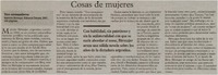 Cosas de mujeres Cosas de mujeres