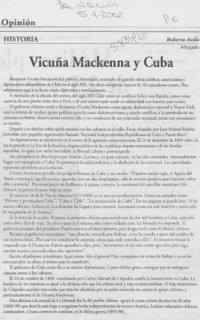 Vicuña Mackenna y Cuba Vicuña Mackenna y Cuba