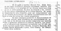 Valores literarios Valores literarios