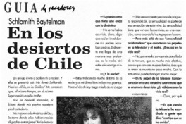 En los desiertos de Chile En los desiertos de Chile