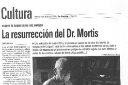 La resurrección del Dr. Mortis La resurrección del Dr. Mortis