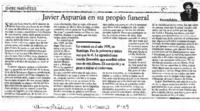 Javier Aspurúa en su propio funeral Javier Aspurúa en su propio funeral