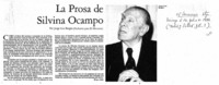 La prosa de Silvina Ocampo La prosa de Silvina Ocampo