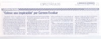 "Coloso: una inspiración" por Carmen Escobar "Coloso: una inspiración" por Carmen Escobar