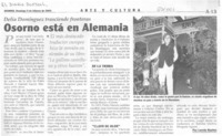 Osorno está en Alemania Osorno está en Alemania