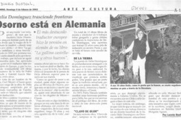 Osorno está en Alemania Osorno está en Alemania