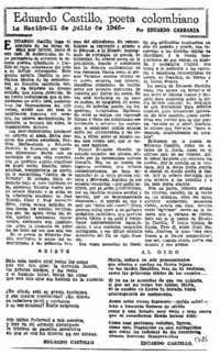 Eduardo Castillo, poeta colombiano Eduardo Castillo, poeta colombiano