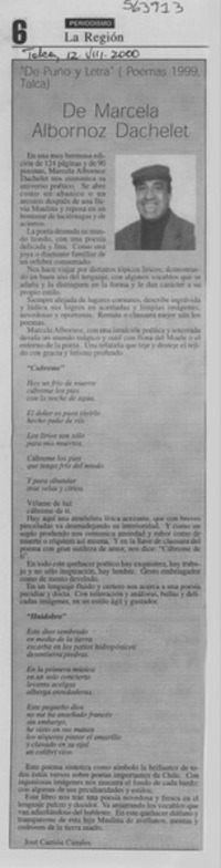 De Marcela Albornoz Dachelet De Marcela Albornoz Dachelet