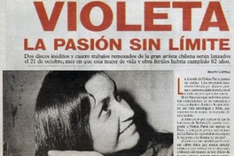 Violeta la pasión sin límites Violeta la pasión sin límites