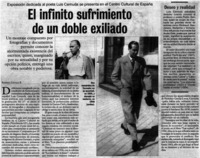 El infinito sufrimiento de un doble exiliado El infinito sufrimiento de un doble exiliado