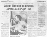 Lanzan libro con los grandes cuentos de Enrique Lihn. Lanzan libro con los grandes cuentos de Enrique Lihn.