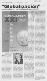"Globalización" "Globalización"