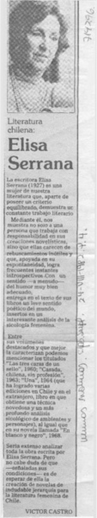 Elisa Serrana Elisa Serrana