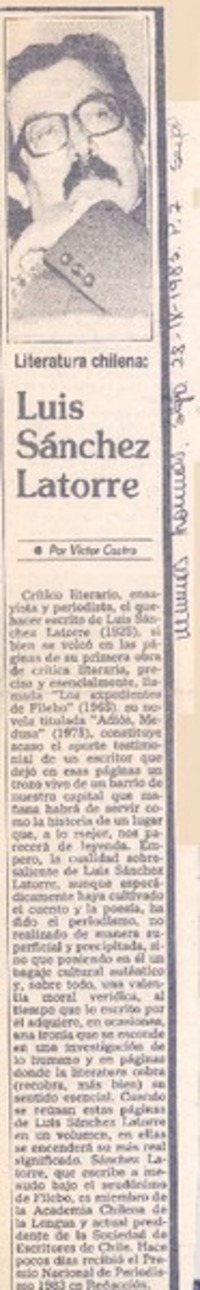 Luis Sánchez Latorre Luis Sánchez Latorre