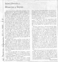 Isabel Edwards Miserias y dones Isabel Edwards Miserias y dones