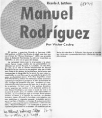Manuel Rodríguez Manuel Rodríguez