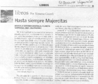 Hasta siempre Mujercitas Hasta siempre Mujercitas