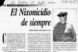 El nixonicidio de siempre El nixonicidio de siempre