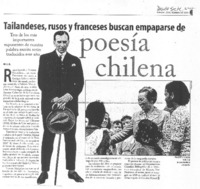 Tailandeses, rusos y franceses buscan empaparse de poesía chilena Tailandeses, rusos y franceses buscan empaparse de poesía chilena