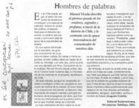 Hombres de palabras Hombres de palabras