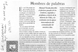 Hombres de palabras Hombres de palabras